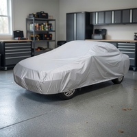 Housse de voiture en polyester argenté 150D, protection contre les intempéries, anti-UV, anti-poussière, pare-soleil pour berline, SUV, pick-up