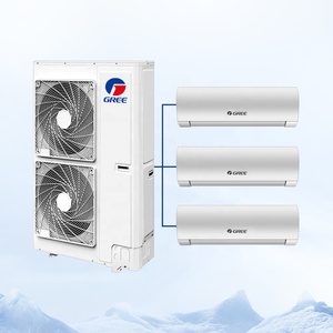 เครื่องปรับอากาศกรี ระบบทำความเย็นด้วยสารทำความเย็น R410a แบบอินเวอร์เตอร์ดีซี 10KW 12.5kW 18KW ระบบปรับอากาศแบบหลายโซน HVAC - Product Image 1
