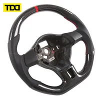 Cœur de volant en fibre de carbone TDD pour Volkswagen VW Golf 5 Mk5 GTI R32 Passat R GT B30 JETTA GLI MK6