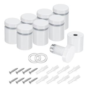 Thép không gỉ Kính gương acrylic khung đen vàng bạc quảng cáo dấu hiệu gắn chủ standoff vít Nail treo GLK - Product Image 1