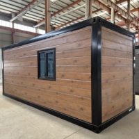 Maison préfabriquée sécurisée en conteneur de 20 pieds ou 40 pieds, extensible, structure en acier, villa préfabriquée, maison pliable, cuisine, usage supermarché