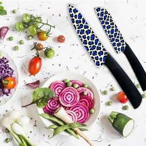 Couteau de chef premium, 2 ensembles, lame en céramique, manche en plastique, survie en plein air, préparation aux situations d'urgence, durable, vente chaude, livraison rapide - Product Image 3