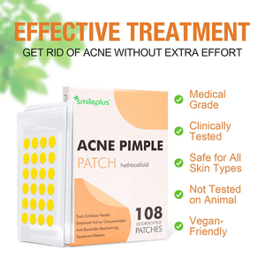 Grosir hidrokoloid medis sekali pakai bintik wajah untuk jerawat noda noda Patch tahan air menyerap penutup pengobatan noda - Product Image 4