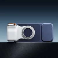 Poignée de prise de vue magnétique pour téléphone portable avec télécommande détachable, compatible avec divers accessoires de téléphone portable.