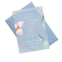 Feuilles de papier artistique translucide décoratives personnalisées, écologiques, durables et de haute qualité pour projets d'artisanat, autocollants transparents
