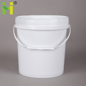 5L Cheap Plastic <strong>Buckets</strong> with Lids &amp; Plastic Handle - Product Image 1