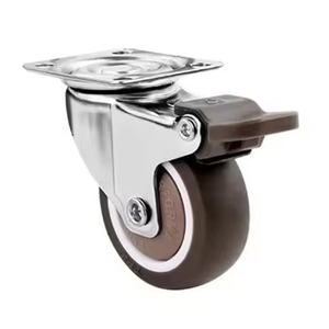 Universal Mute Steel Caster With Brake <b>Replacement</b> <b>Wheels</b> For Furniture Hospital Bed Bathroom Table Dining Chair School Bag - Product Image 2