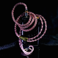 Hakugei Rubine Pro Cotton mixte litz 6N OCC cuivre mise à niveau câble pour écouteurs bricolage ligne de casque hifi