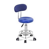 Chaise de bureau de chaise de laboratoire d'ordinateur de tabouret pour le dentiste/barbier/laboratoire avec le petit dossier