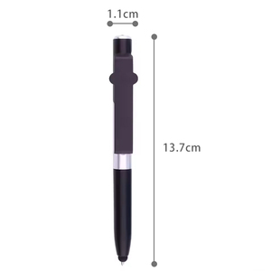 Multifunctional <b>Foldable</b> Phone Stand with LED Light and Pen Adjustable Viewing Angle for <b>Desk</b> Office Use - Product Image 2