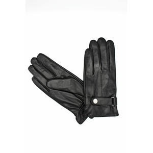 Guantes de Cuero Clásicos de Excelente Calidad, Forrados de Felpa Suave y Duradera, con Correa Ajustable hasta la Muñeca, para Uso Diario Informal, para Hombre, Surtidos - Product Image 1