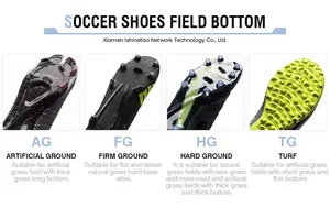 Vente chaude personnalisable hommes et femmes chaussures <span class=keywords><strong>de</strong></span> Football confortable maille semelle hiver gazon Football <span class=keywords><strong>crampons</strong></span> pour printemps automne - Product Image 6