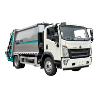 Camion à ordures compacteur HaoWo 10CBM, poids total autorisé 14060 kg, véhicule de collecte des déchets municipaux