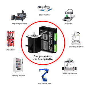 凯宏57 * 76毫米4轴电机De Paso防水Nema 23 2nm 76毫米套件Nema23步进电机组57bygh76 20kgf数控 - Product Image 5