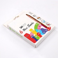 Crayons Jumbo colorés, couleurs, 3 en 1, avec taille-crayon