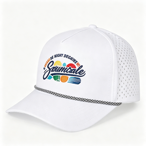 Gorra Trucker Negra de 6 Paneles de Alta Calidad al por Mayor con Visera Plana, Cierre Ajustable, Bordado Personalizado, Estilo Urbano y Transpirable - Product Image 1