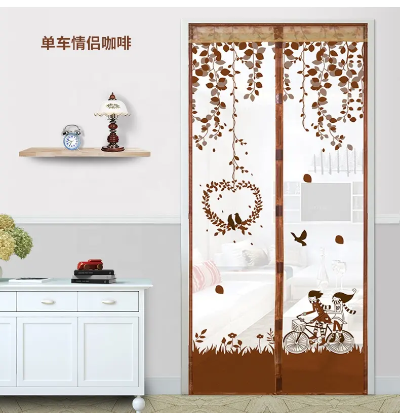Magnetic Soft Home Screen Door Anti-mosquito Mesh Curtain