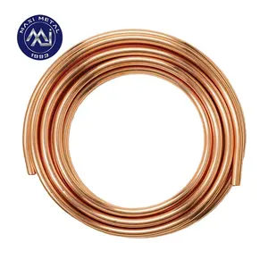 MAXI fornecimento de fábrica tubo de cobre C10100 de ar condicionado tubo de cobre de 1/4 polegadas