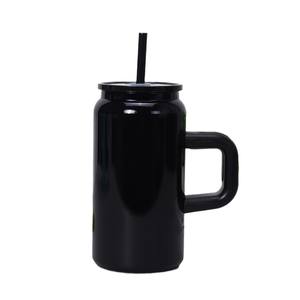 नया आगमन 16 औंस स्टेनलेस स्टील टंबलर वैक्यूम इंसुलेटेड रंग के सबलिमिनेशन पुआल ढक्कन कुआ सकता है - Product Image 3