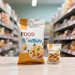 Custom Moisture Proof Aluminum Foil Stand up Pouch Nut Snack Food <b>Zip</b> Lock Package Plastic Packaging <b>Bag</b> with Clear Window - Product Image 5