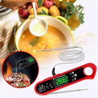 Longue sonde LCD thermomètre de gril numérique lecture instantanée thermomètres alimentaires de cuisine domestique thermomètre de barbecue de cuisson électrique intelligent