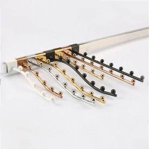 Accessori per Espositori a Parete in Metallo per Supermercati, Pannelli a Griglia, Ganci Dorati per Esposizione - Product Image 1