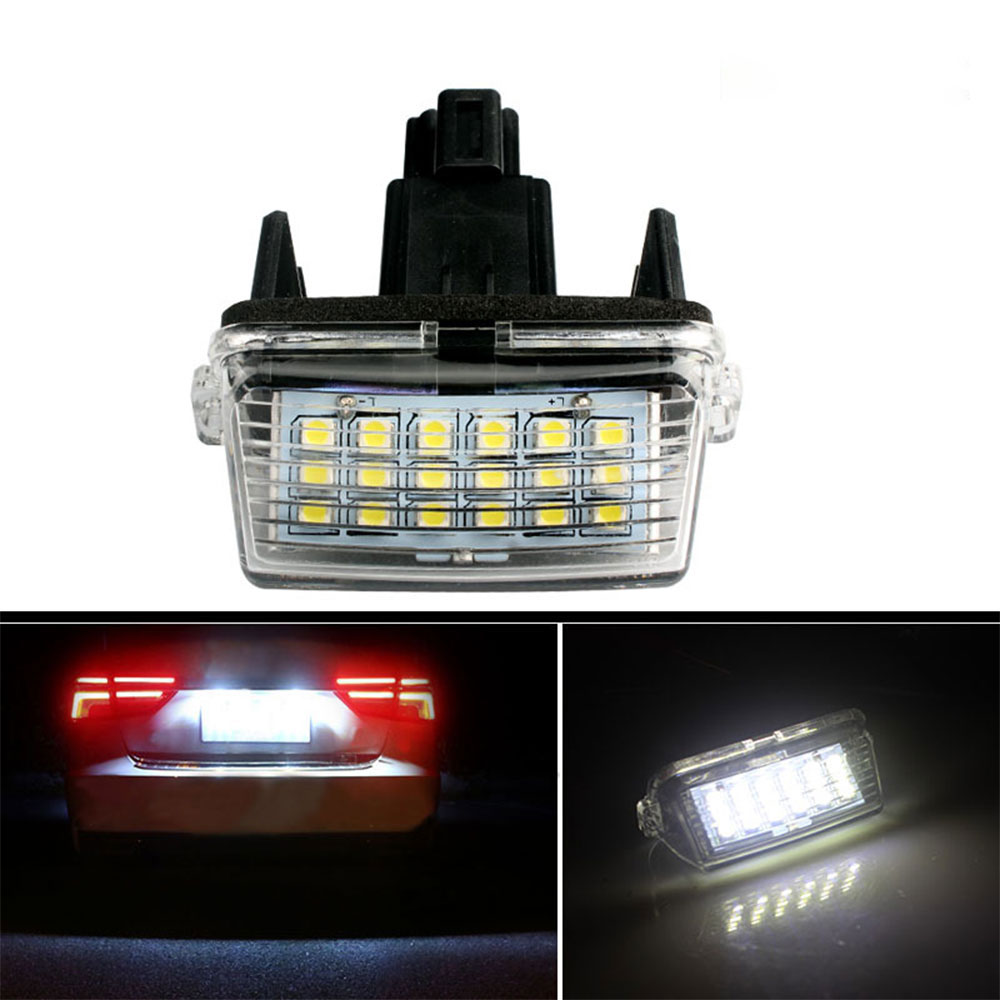 MEBOOMING LED License Plate Light Bulb for Toyota Prius 2014, Camry, Corolla, Yaris - 6000K White CA