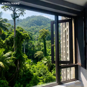 หน้าต่างอลูมิเนียมอัลลอยด์แบบฝรั่งเศส กระจกนิรภัยสามชั้น ดีไซน์<span class=keywords><strong>บาน</strong></span>เกล็ดแบบคงที่ กันเสียง เหมาะสำหรับห้องน้ำ โรงแรม ออกแบบกราฟิก - Product Image 5