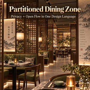Nuevo Mobiliario de Estilo Chino para Restaurantes: Mostrador de Exhibición de Alimentos Personalizado y Equipamiento Completo para Restaurantes de Cocina Local - Product Image 3