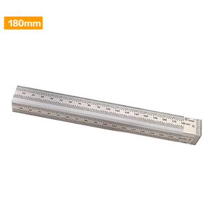 Regla de escala de agujero de corte de línea tipo T de alta precisión L-HT96, medidor de marcado de acero inoxidable para bricolaje, carpintería, carpintero - Product Image 5