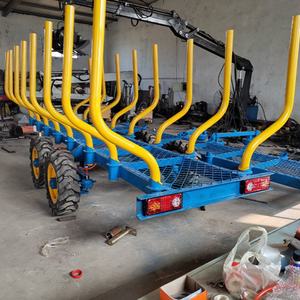 그래플과 크레인 Av 로그 트레일러와 그래플과 핫 세일 목재 크레인 로더 - Product Image 4