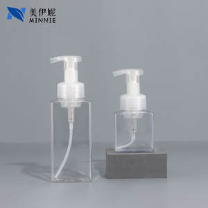 Botella cuadrada Minnie de 250ml y 500ml con bomba para limpiador facial, desinfectante de manos y mousse. - Product Image 3