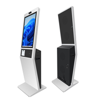 Kiosque interactif avec boîtier métallique, système de point de vente et imprimante |   Systèmes d'exploitation Windows/Android pour le commerce de détail, la restauration et les services publics
