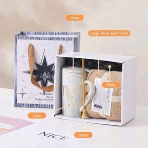 Coffret Cadeau Saint-Valentin pour Invités, Anniversaire, Souvenirs, Tasse, Serviette pour Femme, Coffret Cadeau Demoiselle d'honneur - Product Image 3