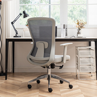 Chaise de bureau ergonomique en maille avec rotation à 360 degrés, confortable et au design moderne