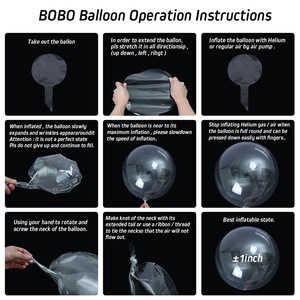Globo Bobo Transparente de 18 Pulgadas, Sin Rastro, Versión Sin Estiramiento, Globo de Ramo de Rosas Rojas, Superventas - Product Image 5