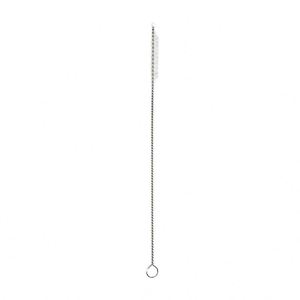 Portable 304 Stainless Steel Drinking Straw with Handle, Lid for Bamboo, <b>Silicone</b>, Nylon Tubeboo <b>Silicone</b> Nylon <b>Tube</b> - Product Image 1