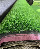 Gras Bluegrass Kunstrasen Weiß Rot Kunstrasenteppich Weißer Kunstrasen für Sport Synthetischer Rasen für Balkon
