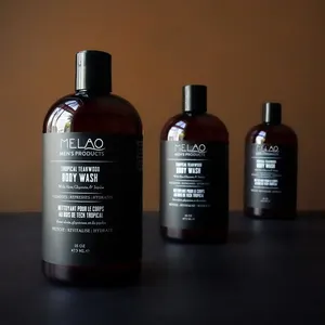 Oem Heren Verkwikkende Body Wash Natuurlijke En Biologische Diepreinigende Douchegel Met Aloë Glycerine Jojoba Heren Badbenodigdheden