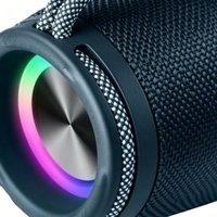 Enceinte Bluetooth RGB d'extérieur, enceinte colonne portable étanche avec micro pour fêtes et maison