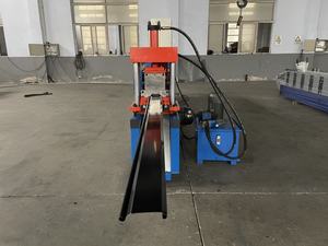 เครื่องม้วนขึ้นรูปประตูม้วนชัตเตอร์สำหรับแผ่นหลังคาวัสดุเหล็กระบบควบคุม PLC ส่วนประกอบลูกกลิ้งมอเตอร์ - Product Image 2