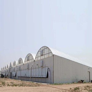 Serre écologique à privation de lumière en polycarbonate, panneaux PC double paroi à économie d'énergie, système d'ombrage automatisé pour l'agriculture commerciale - Product Image 1