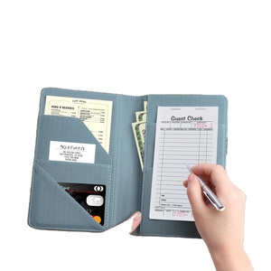 PU Da Waiter Waitress Cuốn Sách Máy Chủ Ví Nhân Viên Nhà Hàng Tổ Chức - Product Image 1