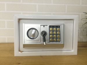 Electronic Home & Hotel Security Key <b>Lock</b> Safe <b>Box</b> with Cold Rolled Steel Construction - Product Image 3