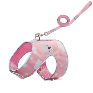 Ensemble laisse et harnais pour chien de haute qualité, en nylon, réglables, avec cordon de sécurité <span class=keywords><strong>Bravecto</strong></span>. - Product Image 4