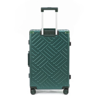 Logo personnalisé Bagages de voyage d'affaires de 20 pouces tige en acier inoxydable durable PC cadre en aluminium valise à roulettes style dessin animé