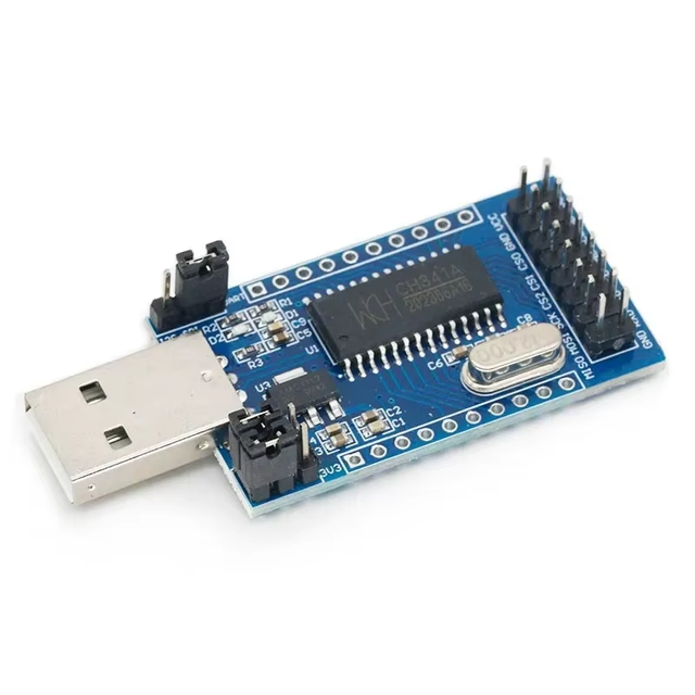 CH 341 USB-to-UART IIC SPI TTL ISP EPP/MEM parallel port converter