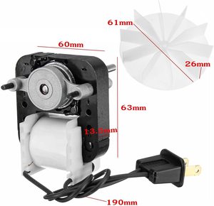 Moteur de ventilateur de réfrigérateur électrique haute vitesse pour usage domestique et hôtelier, nouveau, en alliage d'aluminium, vente en gros - Product Image 5