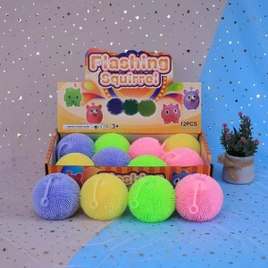 Pelota de Peluche Kehui, Juguete de Peluche con Luz, Material Eva, Pelota Delgada y Peluda para Niñas, Regalo para Niños - Product Image 5