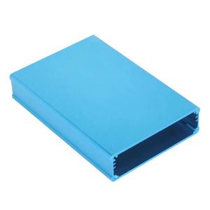 Silver Aluminum Alloy Heat Sink <b>Enclosure</b> Industrial Anodized Surface Customizable PCB Board Terminal Block IP54 Rated OEM/ODM - Product Image 6